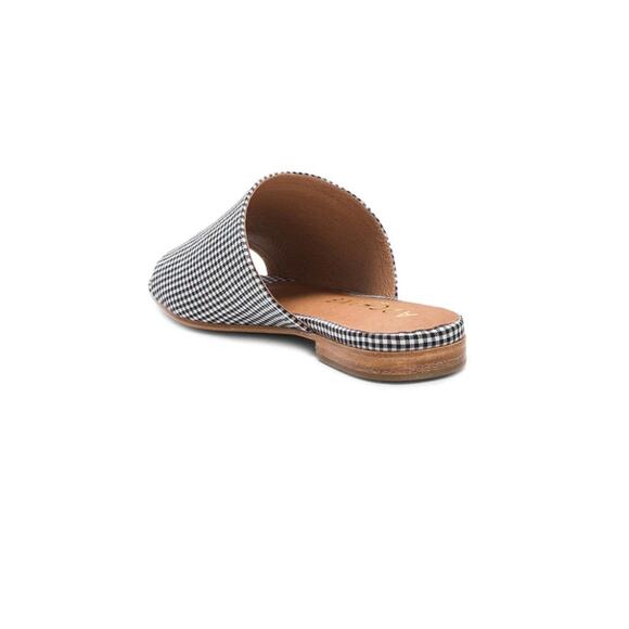 BNIB Black White Gingham Sandals w Dust Bag, WeWoreWhat, Size 7.5 (MSRP $149) - Picture 3 of 7